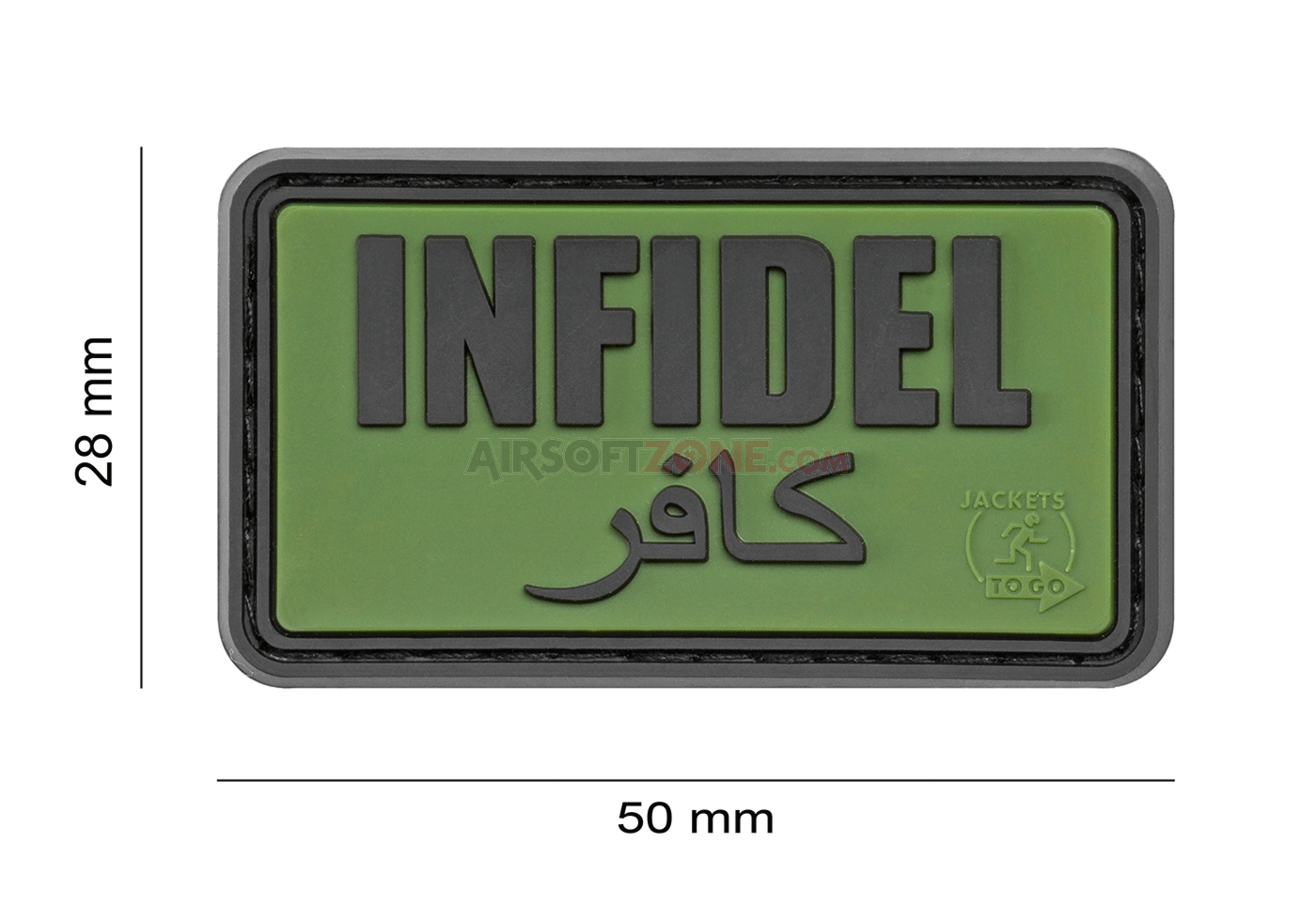 PATCH CAUCIUC - INFIDEL - FOREST - 1 | YEO